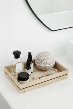 Storage Baskets^MOEBE Organise storage box 17x25 cm, Wood Brown