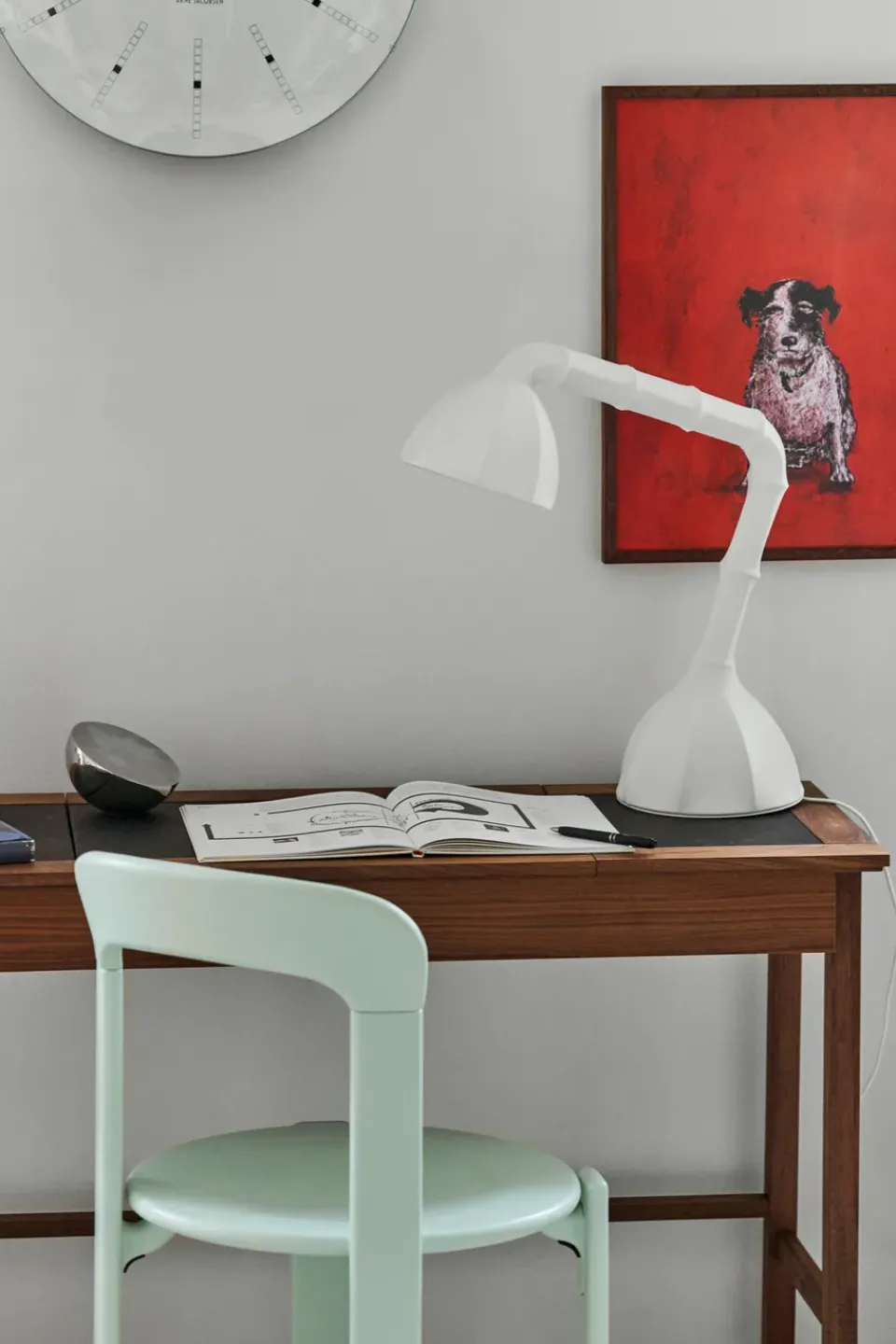 New Noon Ori Stretch table lamp M, White