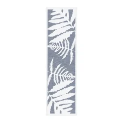 Table Runners^Ekelund Linneväveri Ormbunkar runner 50x150 cm, Blue-white BlueWhite