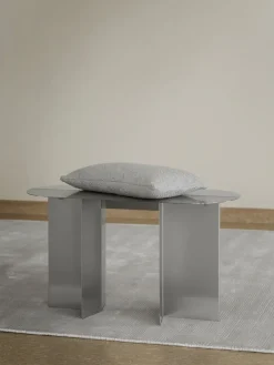 Online Blomus ORU bench 80x45 cm, Matte stainless steel Silver-coloured