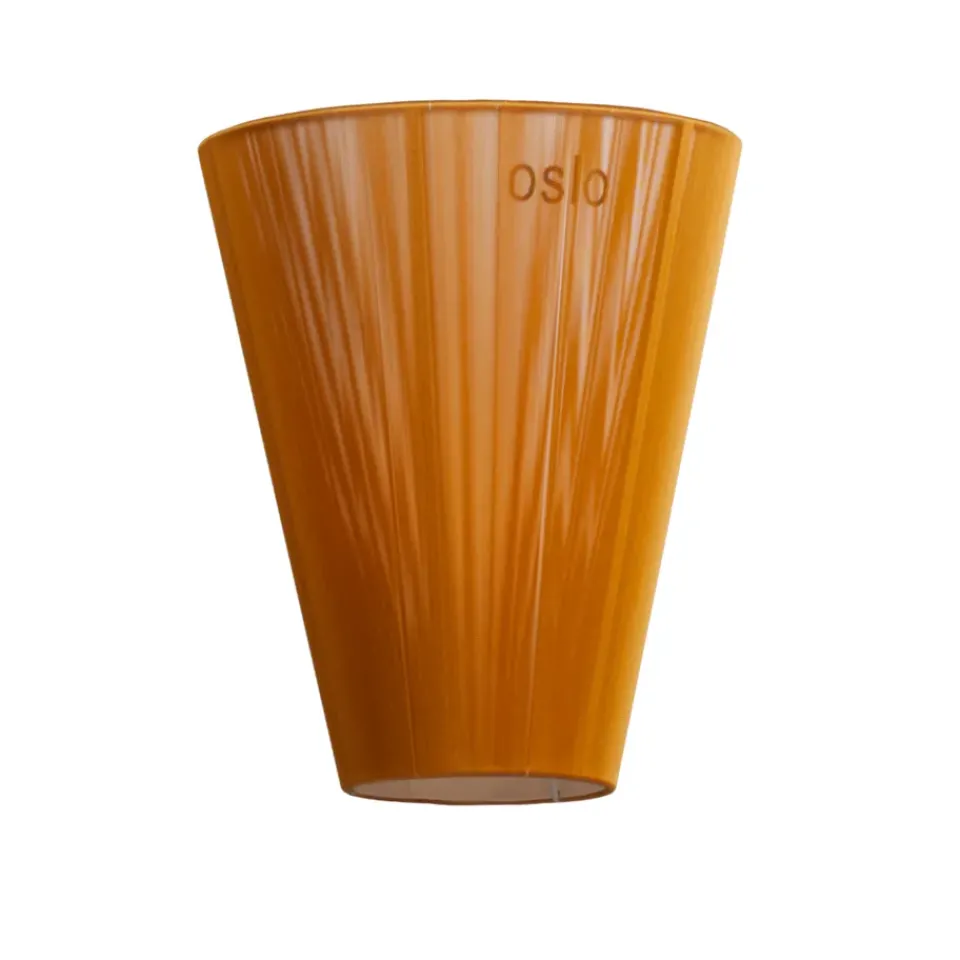 Lampshades^Northern Oslo Wood floor lamp shade, caramel Brown