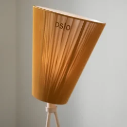 Lampshades^Northern Oslo Wood floor lamp shade, caramel Brown