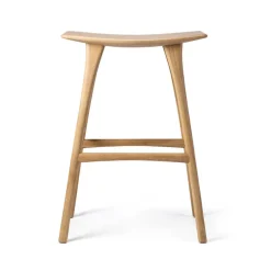 Hot Ethnicraft Osso bar stool 80x57 cm, Oak Beige