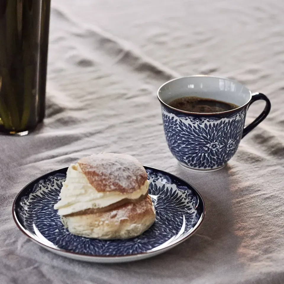 Online Rörstrand Ostindia Floris mug 40 cl and plate Ø20 cm, n Blue