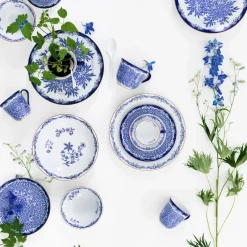 Online Rörstrand Ostindia Floris mug 40 cl and plate Ø20 cm, n Blue