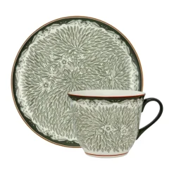Table Settings & Starter Sets^Rörstrand Ostindia Floris mug 40 cl and plate Ø20 cm, n Green