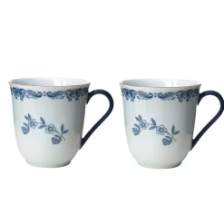 Coffee Cups^Rörstrand Ostindia mug 30 cl 2-pack, 2-pack Blue
