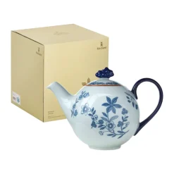 Teapots^Rörstrand Ostindia teapot 1.2 l gift wrap, -white Blue