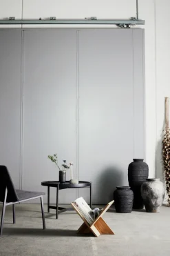 Magazine Racks^MUUBS Ottawa magazine holder, Natural oak Beige