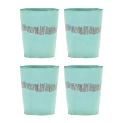 Hot Serax Ottolenghi Feast tea cup 33 cl 4-pack, Azure stripes-red Blue