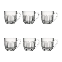 Glögg & Mulled Wine Mugs|Espresso Cups^La Rochère Ouessant espresso glass 9 cl 6-pack, Clear Transparent