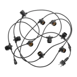 String Lights & Decorative Lighting^Unison Outdoor connectable string lights, , 5 m Black