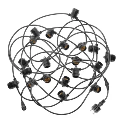 String Lights & Decorative Lighting^Unison Outdoor connectable string lights, , 10 m Black