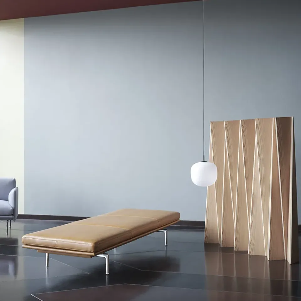 Day Beds & Chaises|Sofas^Muuto Outline daybed, Refine leather cognac-Black Brown