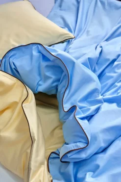 HAY Outline duvet cover 220x220 cm, Soft Yellow