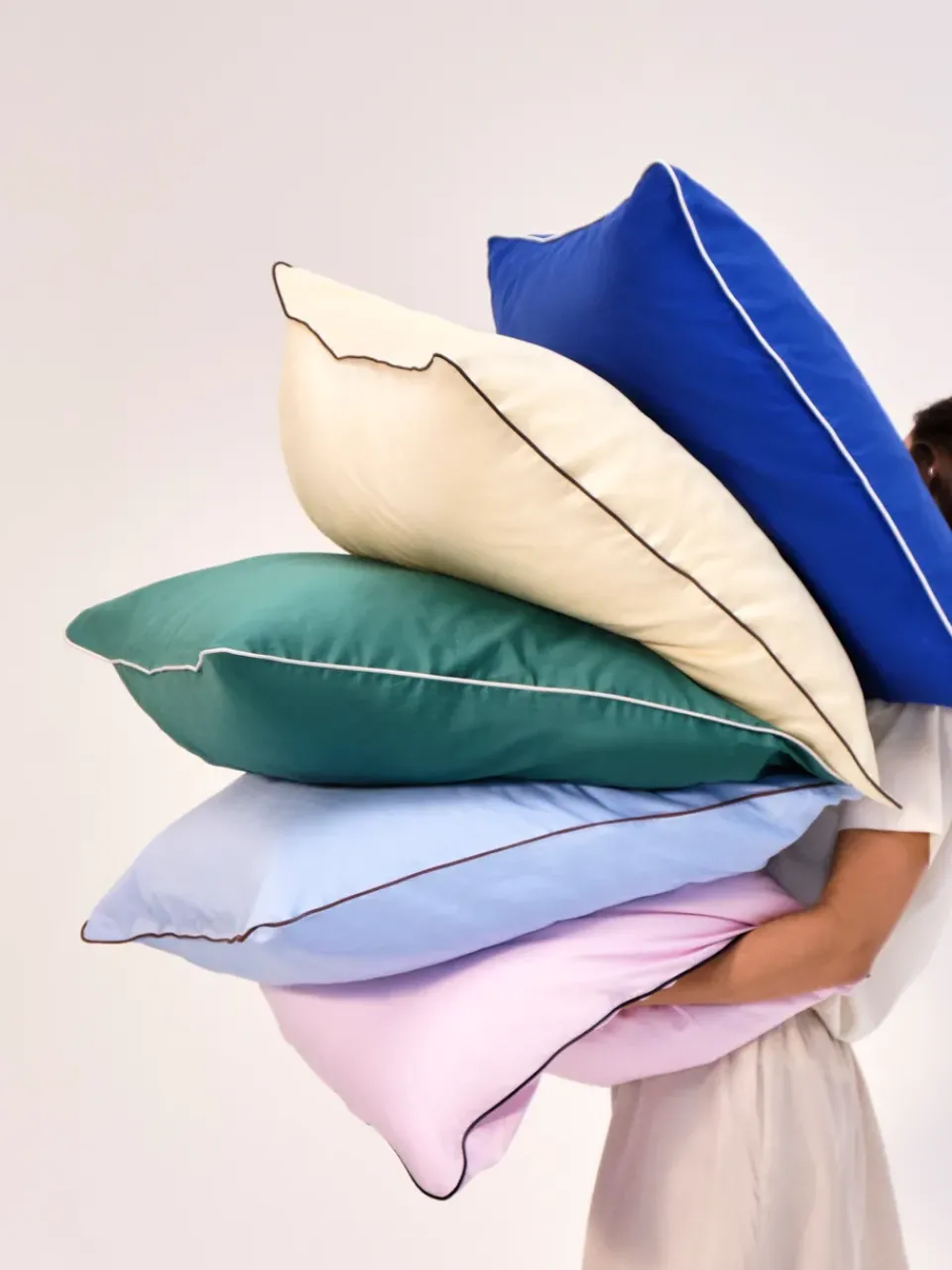 Clearance HAY Outline pillowcase 50x60 cm, Vivid Blue