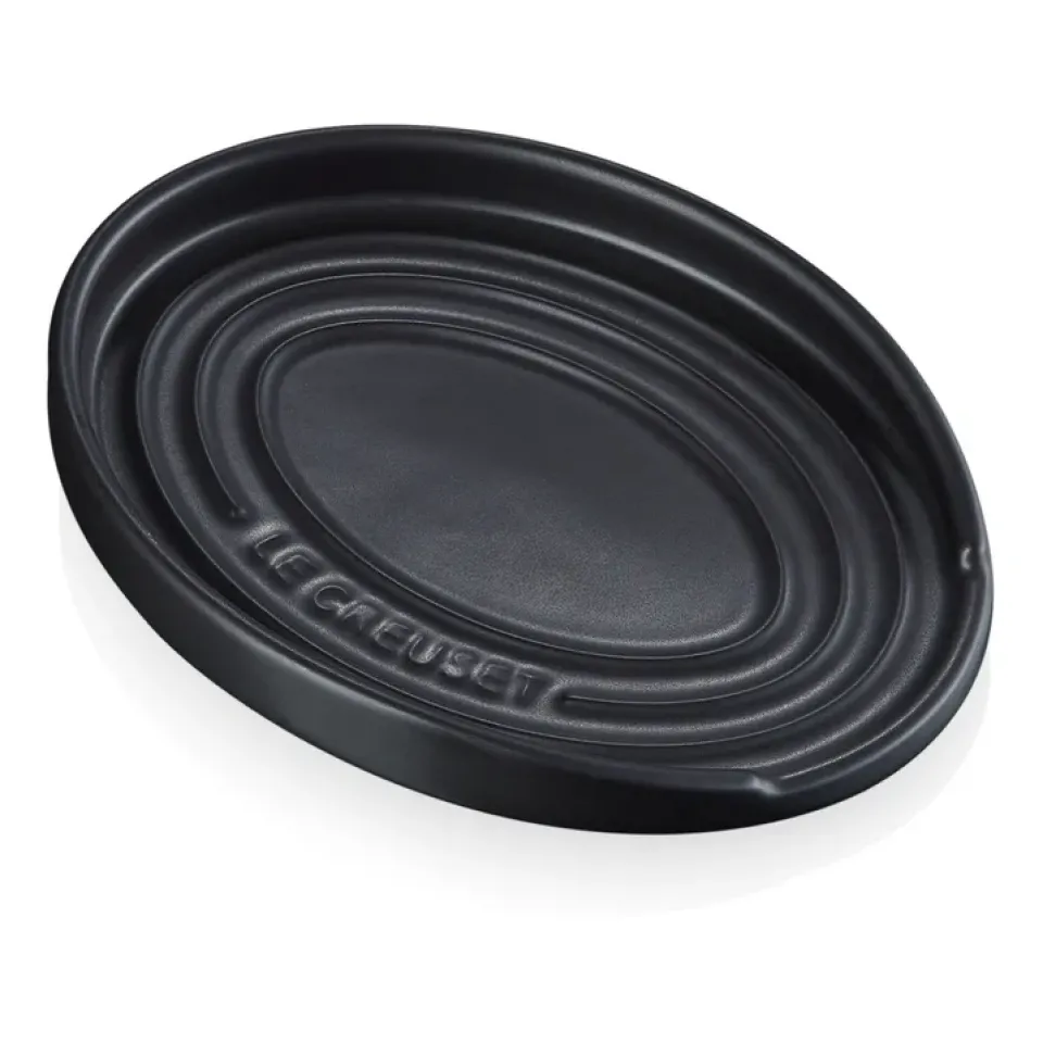 Other Kitchen Utensils^Le Creuset Oval holder for serving spoon, Matte Black