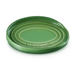 Other Kitchen Utensils^Le Creuset Oval holder for serving spoon, Bamboo Green