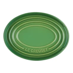 Other Kitchen Utensils^Le Creuset Oval holder for serving spoon, Bamboo Green