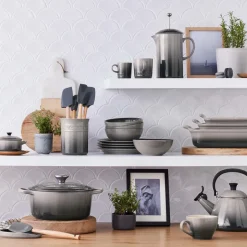 Other Kitchen Utensils^Le Creuset Oval holder for serving spoon, Flint BlackGrey