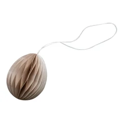 Online DBKD Ovoid Easter decoration paper 7 cm, Sand Beige