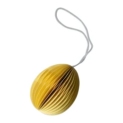 Easter Decorations^DBKD Ovoid Easter decoration paper 7 cm, Yellow