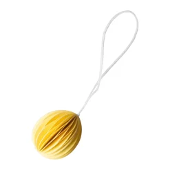 Easter Decorations^DBKD Ovoid paper Easter decoration small 4 cm, Yellow