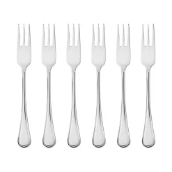 Dessert Cutlery^Gense Oxford cake fork 6-pack, Stainless steel Silver-coloured
