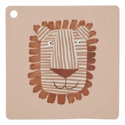 Placemats|Children's Tableware^OYOY mini placemat, Lobo Lion Beige