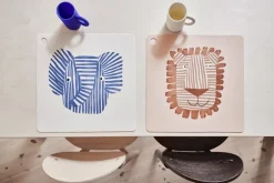 Placemats|Children's Tableware^OYOY mini placemat, Lobo Lion Beige