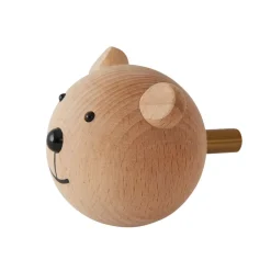 New OYOY Mini wall hook, Björn Brown