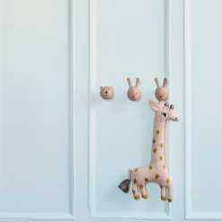 New OYOY Mini wall hook, Björn Brown