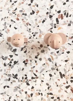 Storage For The Kids Room^OYOY Mini wall hook, Monkey Beige