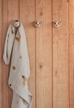Best OYOY Mini wall hook, Panda BeigeBlack