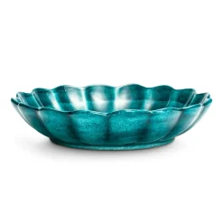 Salad Bowls^Mateus Oyster bowl Ø31 cm, Ocean Turquoise
