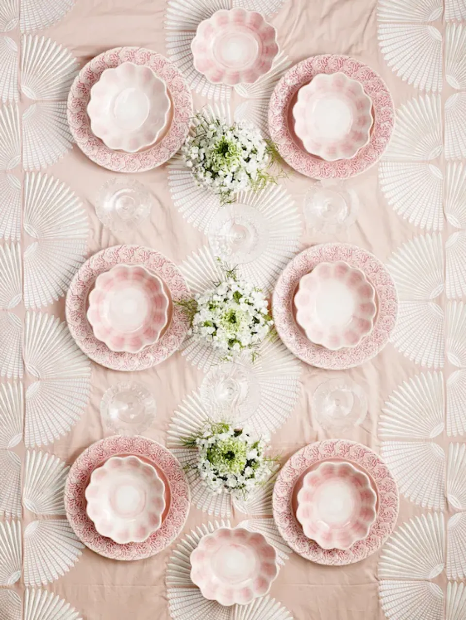 Serving Bowls^Mateus Oyster bowl 16x18 cm, light Pink