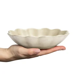 Hot Mateus Oyster bowl 16x18 cm, Sand Beige