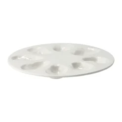 Serving Platters & Dishes^Byon Oyster plate Ø27 cm, White