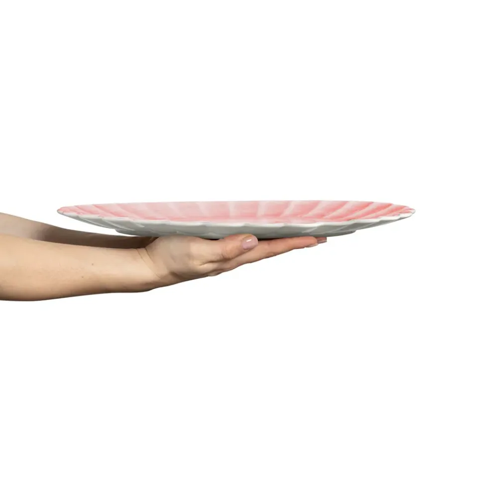Discount Mateus Oyster saucer 30x35 cm, Light Pink