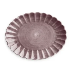 Best Mateus Oyster saucer 30x35 cm, Plum Purple