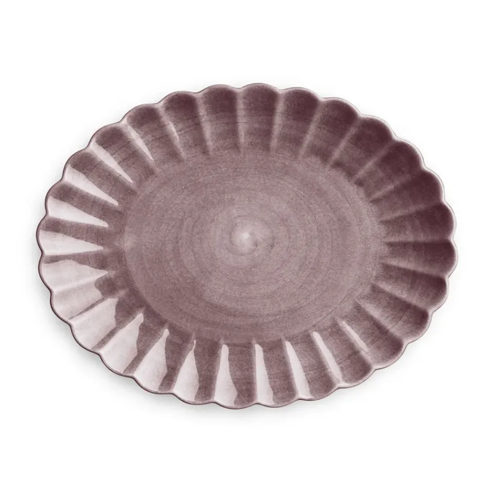Best Mateus Oyster saucer 30x35 cm, Plum Purple