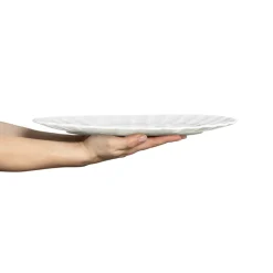 Serving Platters & Dishes^Mateus Oyster saucer 30x35 cm, White