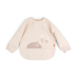 Clearance Done by deer Ozzo bib with sleeve, Powder Beige