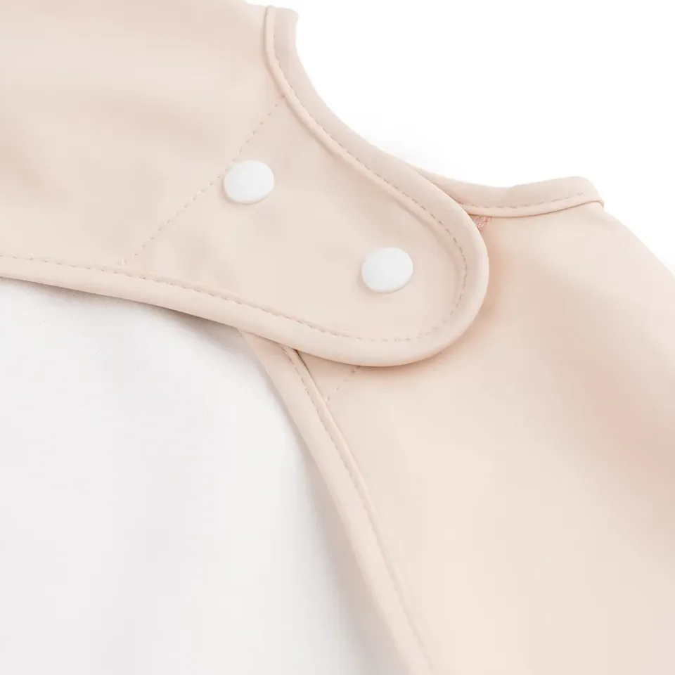 Clearance Done by deer Ozzo bib with sleeve, Powder Beige