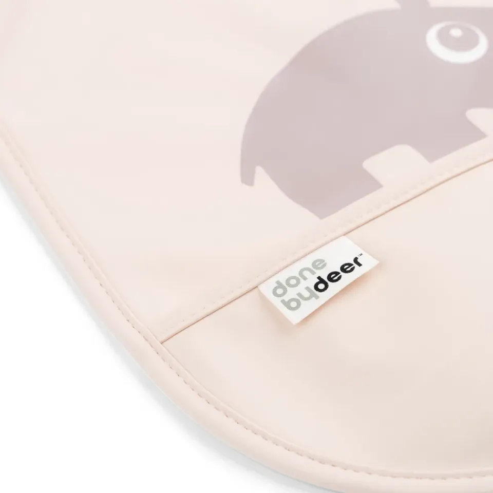 Bibs^Done by deer Ozzo bibs with Velcro 2-pack, Powder Beige