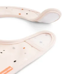 Bibs^Done by deer Ozzo bibs with Velcro 2-pack, Powder Beige