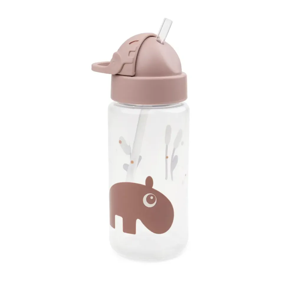 Water Bottles^Done by deer Ozzo bottle with straw, Powder Beige