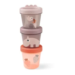 Discount Done by deer Ozzo lunch box 3-pack, Powder Beige