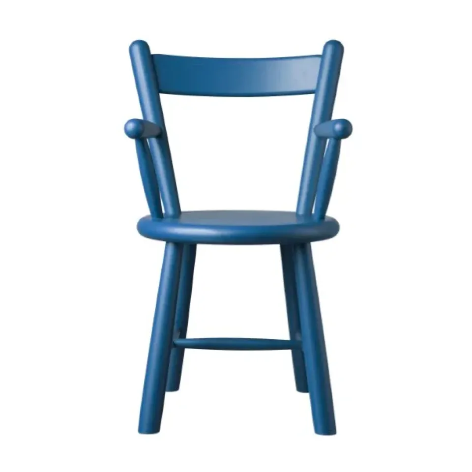 Sale FDB Møbler P9 children's chair, Beech painted Blue