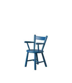 Sale FDB Møbler P9 children's chair, Beech painted Blue
